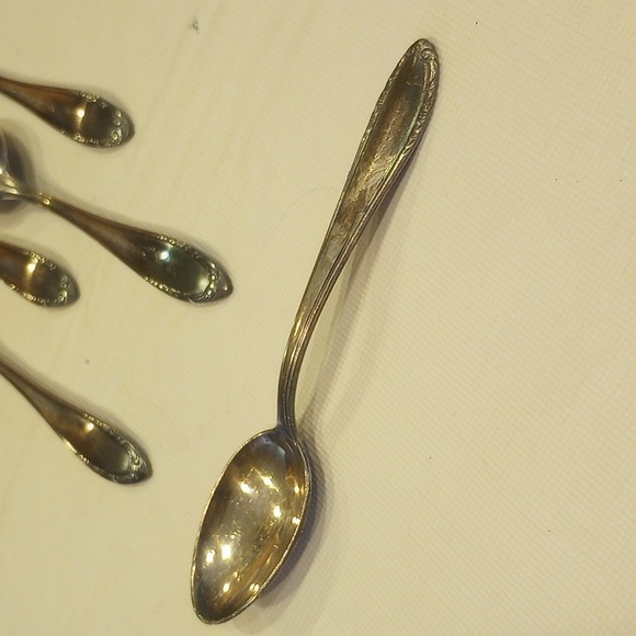 Vintage Demitasse Silverplated BSF Platura Spoons - Picture 8 of 10